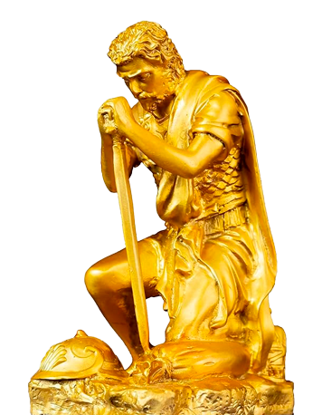 Golden statue